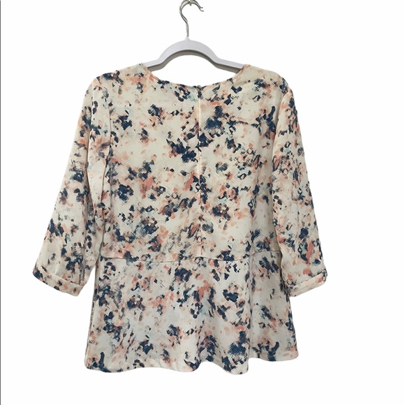 RW&CO Women’s Peplum Pink Medium Shirt - Picture 2 of 7